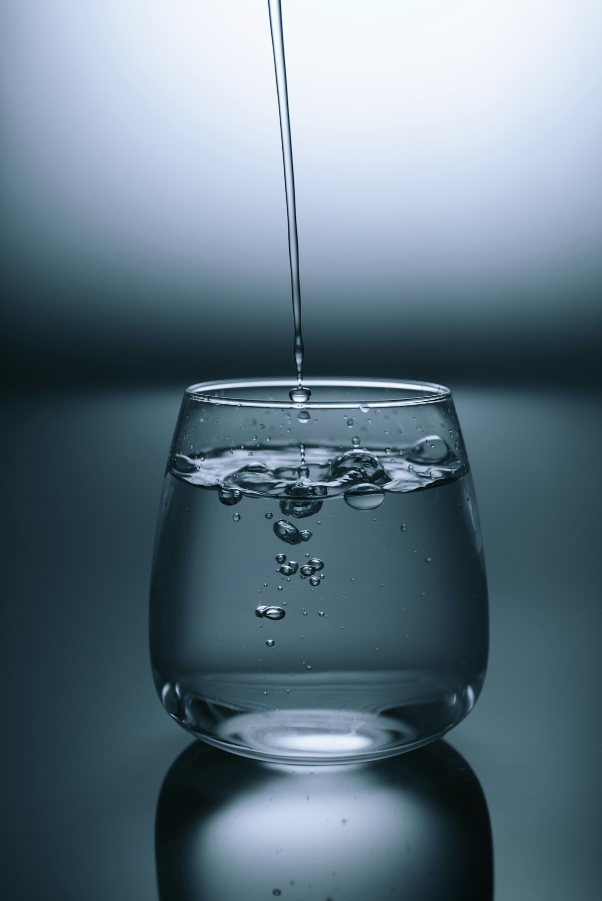 Bicchiere d’acqua limpida